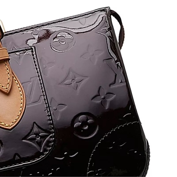 Louis Vuitton LV Hand Bag Vernis Purple Rosewood Auenue - Picture 4 of 13